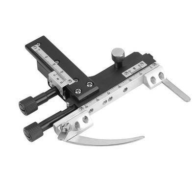 Microscope Attachable Mechanical Stage X-Y Moveable Stage Caliper With Scale YSE