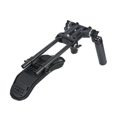Niceyrig Shoulder Pad Kit with15mm Rod Clamp Rosette Mount BasePlate Handle Grip