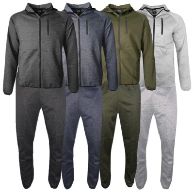 Мужской спортивный костюм Jogger Athletic Sport с капюшоном, куртка и брюки