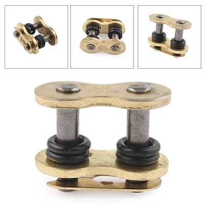 1x DID Motorcycle 525HV Master Chain Connector Link O-rings Gold for Honda