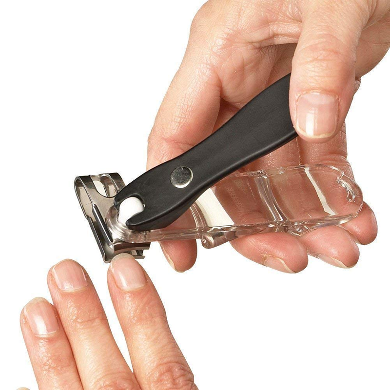 EZ Grip 360 Degree Rotary Stainless Steel Sharp Blade Fingernail Toenail Clipper