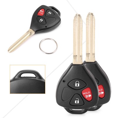 2x 3 Button Uncut Remote Control Key Fob HYQ12BBY For Scion XB 2008-2013 2012 11