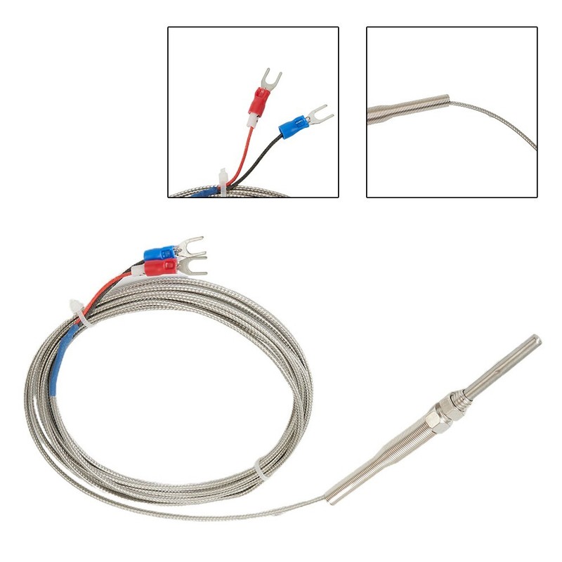 1pcs Thermocouple Type K 50mm Sonde Capteurs 3 MÃ¨Tre Haute TempÃ©Rature Outil Au
