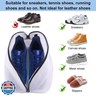 Vivifying Shoe Washing Bag, Set of 3 Mesh Shoe Laundry Bags with Zip Closure for Sneakers, Running Shoes, Socks, Bras