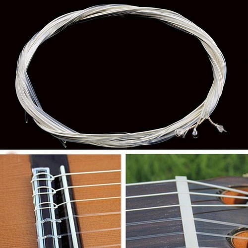 6pc/Set Nylon Strings Silver-Plated For Acoustic Classical Guitar Strings Silver