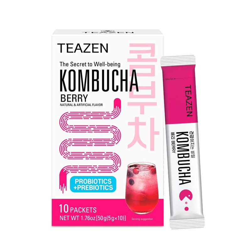 Berry Flavor, Zero Sugar, Sparkling Fermented Powdered Mix B