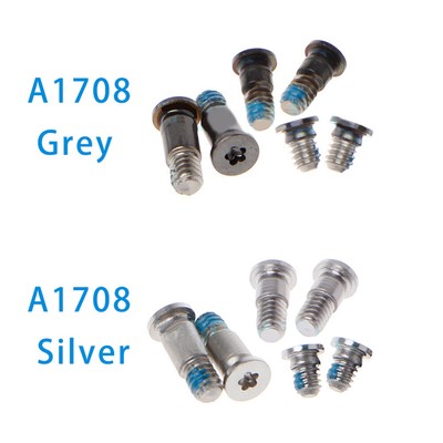 13 ''15'' for Macbook Pro A1706 A1707 A1708 Late 2016 2017 6pcs Bottom Shell Screw