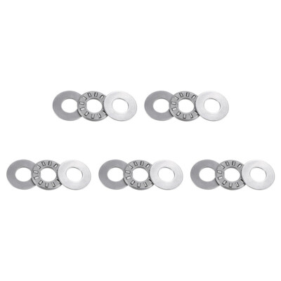 5 Sets NTA613 Thrust Needle Roller bearings 3/8 x 13/16 x 5/64-inch with Washer