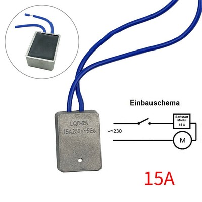1 Pack 230V To 15A Retrofit Module Soft Startup Current Limiter For Power Tools