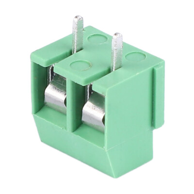 50pcs 2-Pin 5mm Pitch PCB Mount Screw Terminal Block Wiring Connector 26-14A CAD