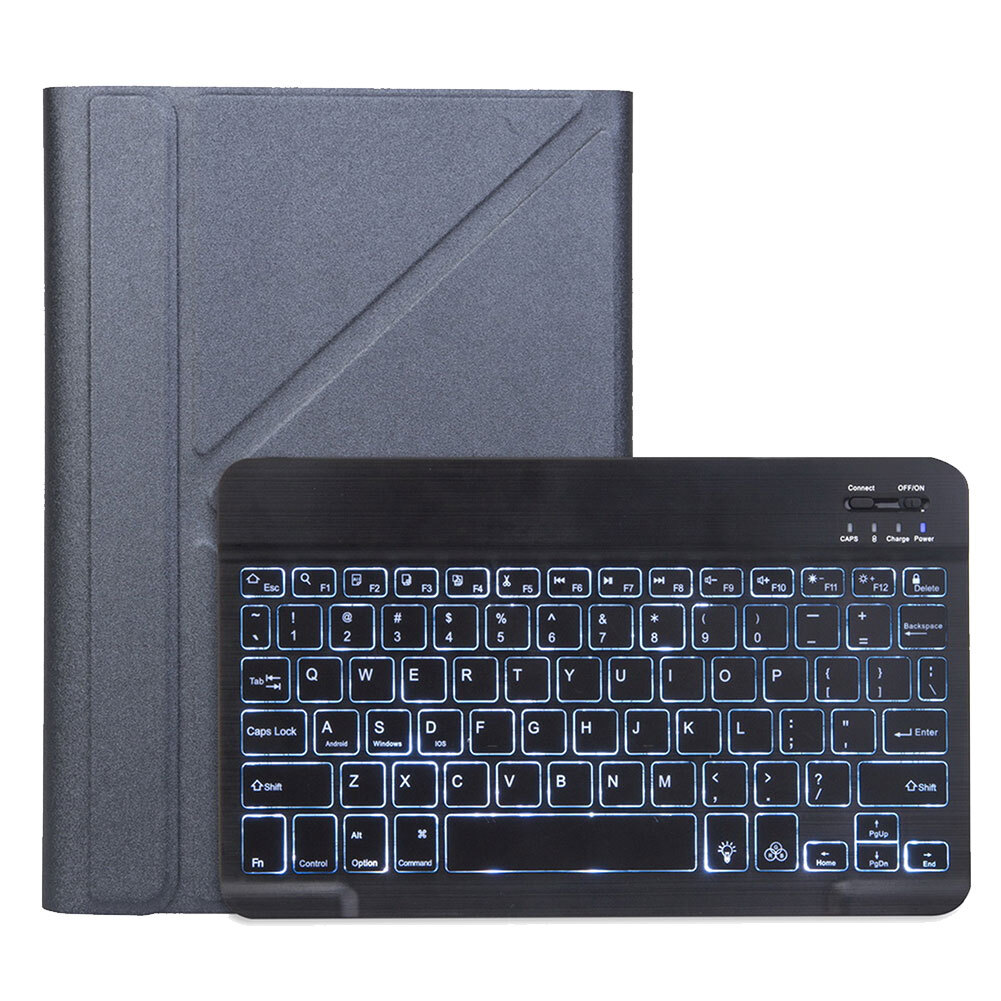 Universal 10" Backlit Wireless Keyboard Case Cover For Tablet CellPhone Laptop