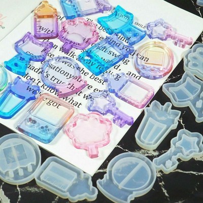 Shaker Molds Bottle UV Epoxy Resin Mould Silicone Mold New Tools Jewelry BEST