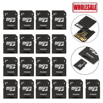 LOT Micro SD Adapter TransFlash TF To SD SDHC Memory Card Adapter Converter US