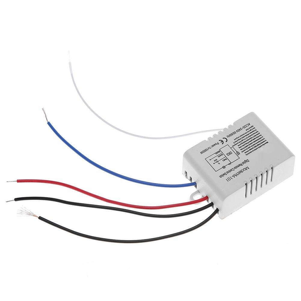 Neue 1//2//3 Kanal Weg ein-//220V Lampe Licht Fernbedienung Schalter digitale