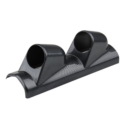 2" Racing Sport Dual 2-Hole Meter Gauge A-Pillar Dashboard Mount Pod Holder 52MM