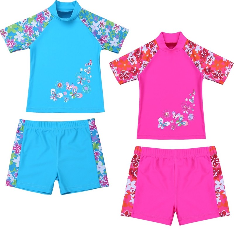 Kids Toddler Boys Swimming Swimwear Sunscreen Swimsuit Surfing Bathing Suit New