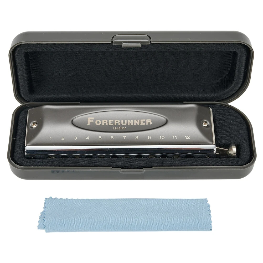 EASTTOP Chromatic Harmonica Key C 12Hole 48Tone Mouth Organ