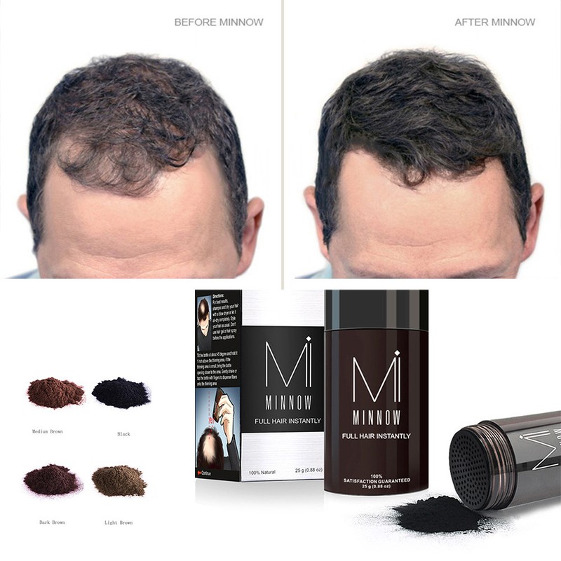 Minnow Women Men Baldness Concealer Thickening Hair Building