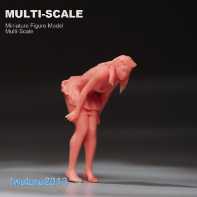 Sexy Skirt Girl Lady Scene Props Miniatures Figures Model For Cars Vehicles Toys