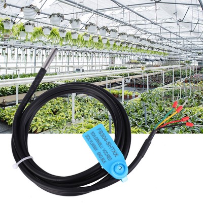 Soil Digital Temperature & Humidity Sensor Probe Waterproof Stainless Steel Case