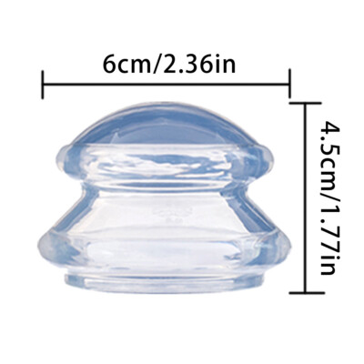 2-4 Cups Cupping Therapy Set Silicone Suction Massage Pain Relief For Face Body