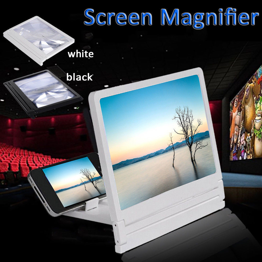 3d Handy Bildschirm Vergrossern Lupe Hd Video Verstarker Monitor Stand Fur Handys Ebay