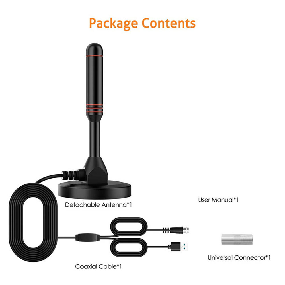 5600 Miles Upgraded TV Antenna Digital HD Antena Indoor HDTV 1080P 4K W/Magnetic
