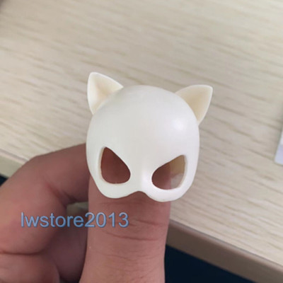 1:6 Catwoman Face Mask Sculpt Carved For 12'' Female Action Figure Head Body Toy