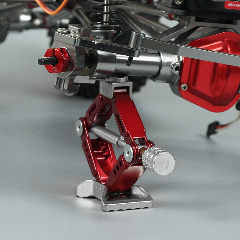 Aluminum Alloy 6 TON Adjustable Jack Stand For 1/10 RC Car Axial SCX10 RC4WD D90