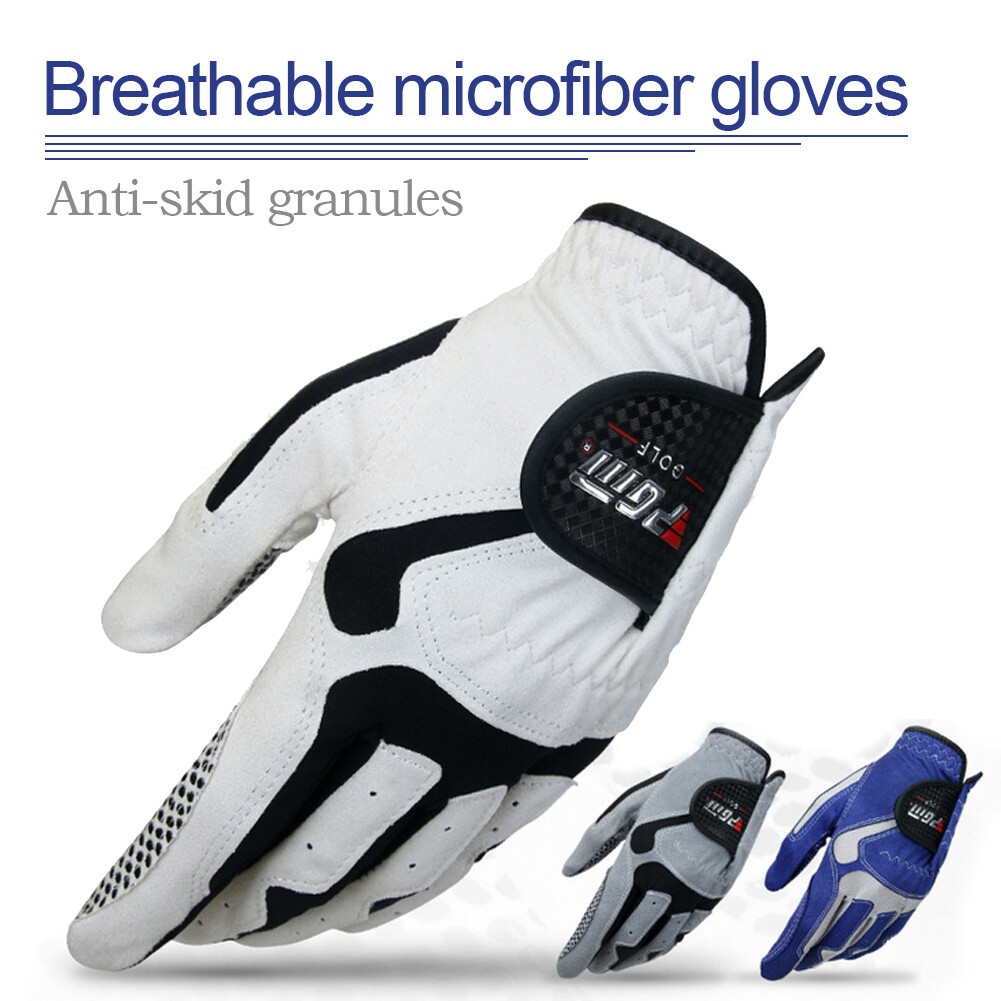 Gloves Slip-resistant Granules Microfiber Cloth Sports Gloves Left Hand