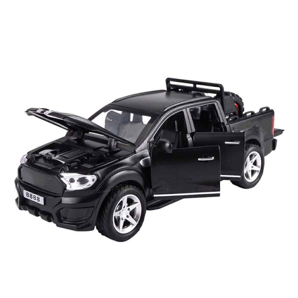 1/32 Diecasts Car Model Off-Road Truck Toy Kids for Ford Raptor F350 Ranger
