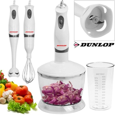 Frullatore Mixer a Immersione con Sbattitore Tritatutto Robot da Cucina Dunlop