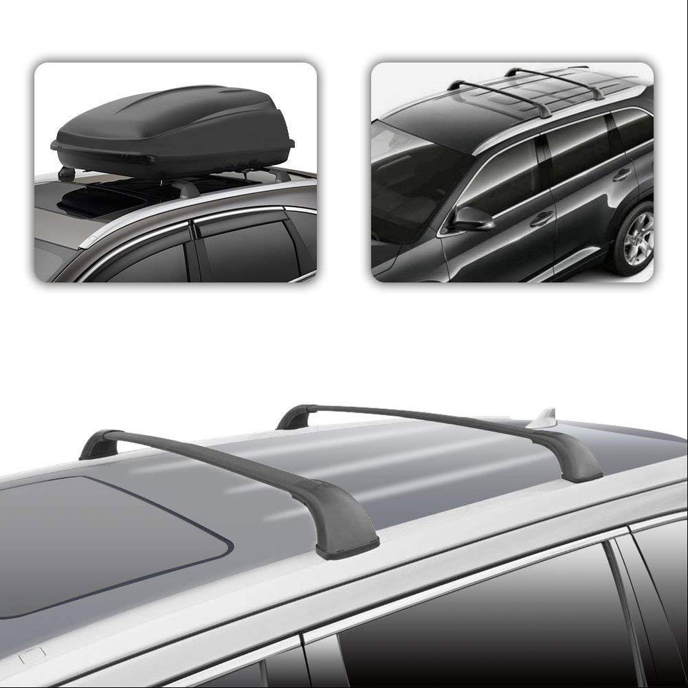 Black Roof Racks Cross Bars for 20142019 Toyota Highlander XLE