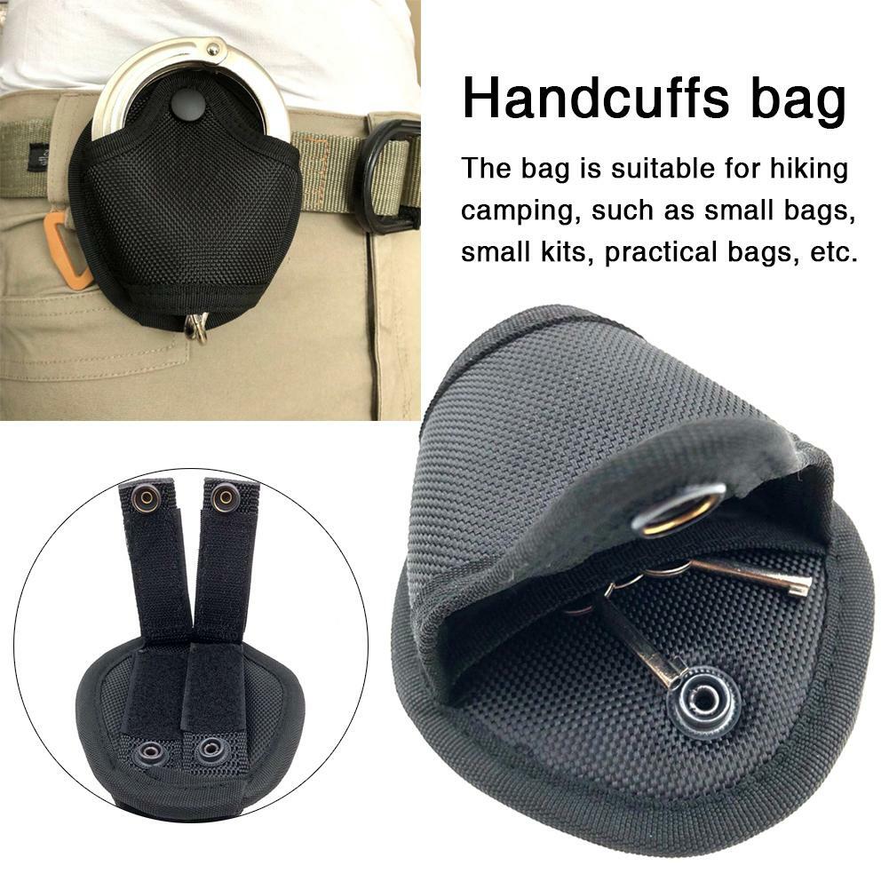 Tactical Molle Pouch Handcuff Holder Bag Cuffs Holster with Snap Closure