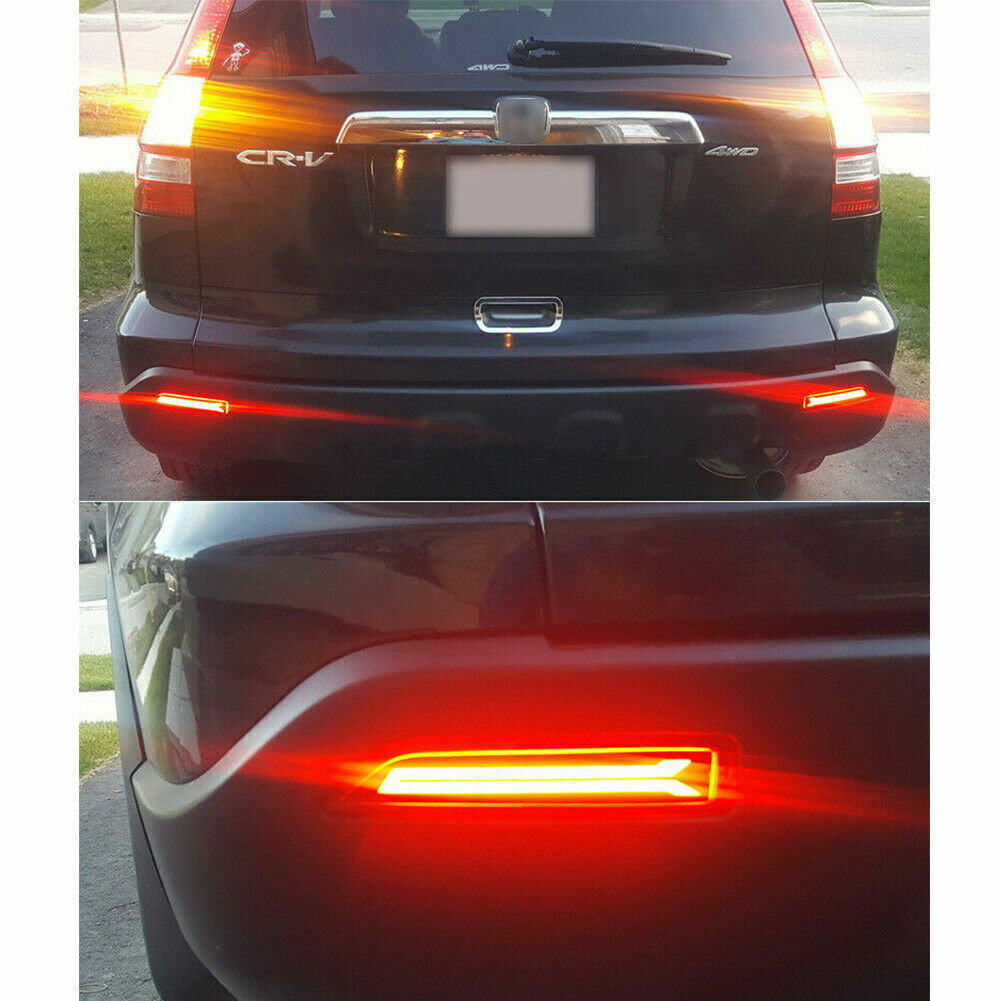 LED Rear Bumper Brake Light Reflector Lamp For Honda CRV 2007 08 09 Tail Lamp US
