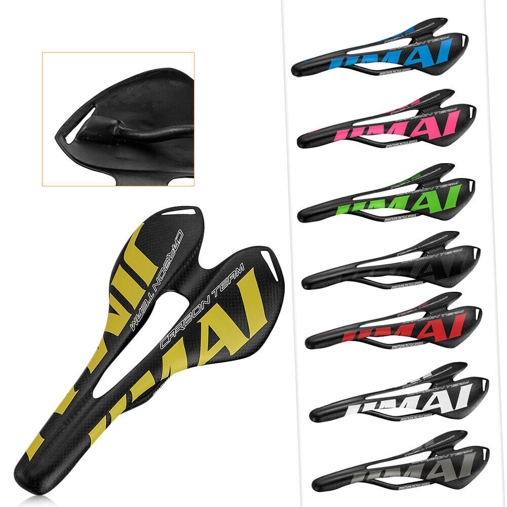 1pc MTB Mountain Cycling Seat Pad Saddle Bicycle Com Fort Road Bike Carbon Fiber