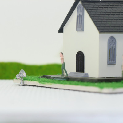 5pcs Model Railway Spot Lamp Post Flood Lights HO OO TT Scale LEDs LYM20