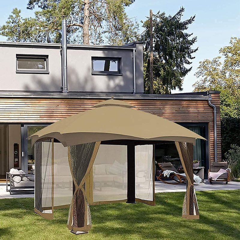 Universal Canopy Mosquito Netting Screen Sidewalls Only for 10' X 12' Gazebo Can