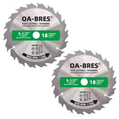 5-1/2 Inch 18 Tooth ATB Fast Cutting and Trimming Saw Blade Cordless Trim Saw...