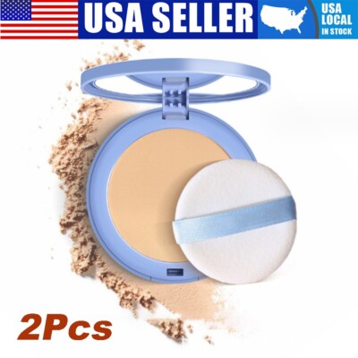 Matte Flawless Makeup Powder Oil Control Waterproof Lasting Setting Powder Light