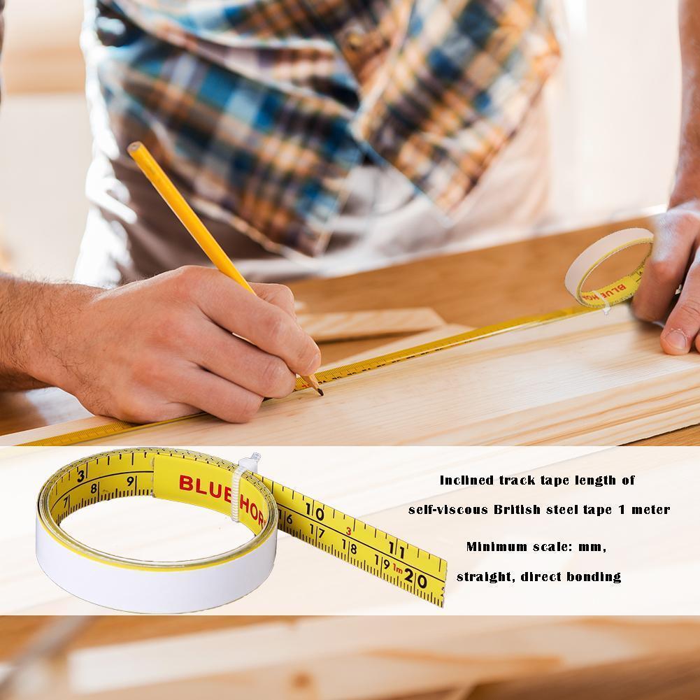 Ruler Metric Miter | 1m Stainless Steel Self Adhesive Scale Measure