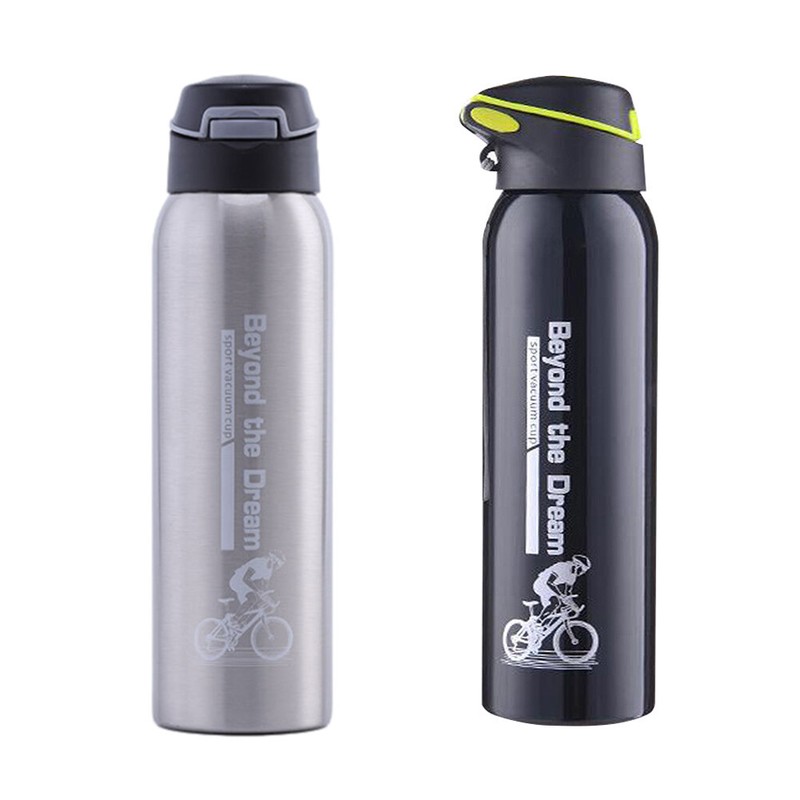 Mountain Bike Thermal Cup 500ml Stainless Steel Camping Spor