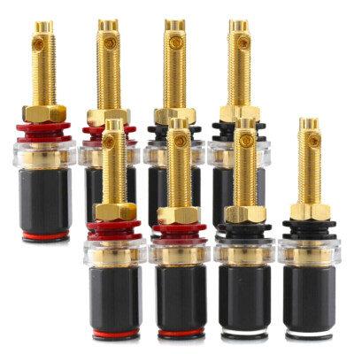 High-End HiFi Binding Post Banana Female Socket Terminal For Amplifier Speaker