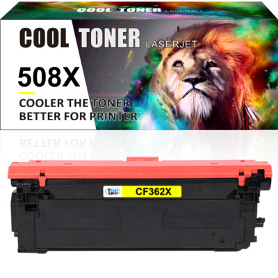 CF360X Yellow Toner Compatible with HP 508X Color LaserJet M553n M552dn MFP M577