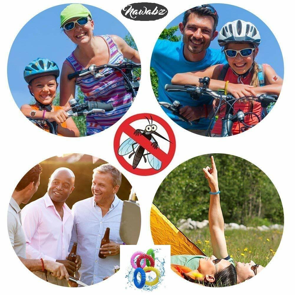 Mosquito Repellent Bracelet,20 Pack with 24 Patches,100% Natural Non-Toxic