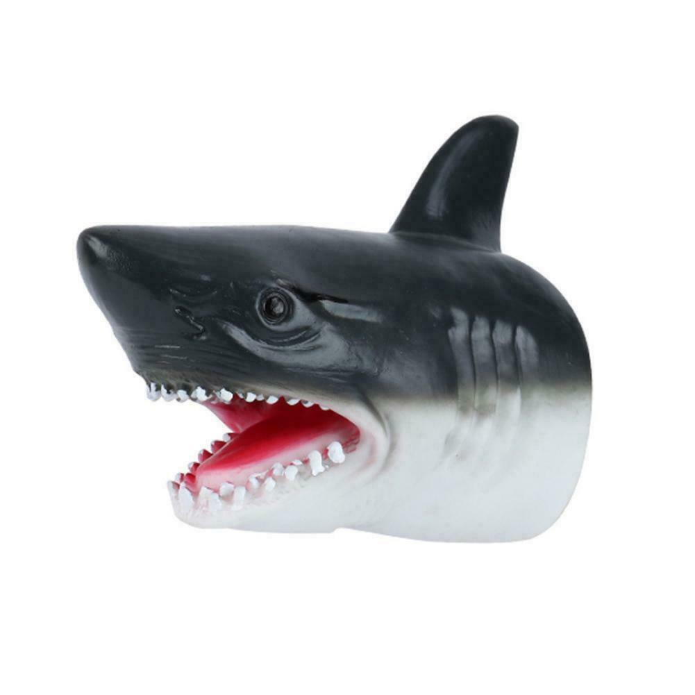 plastic shark puppet