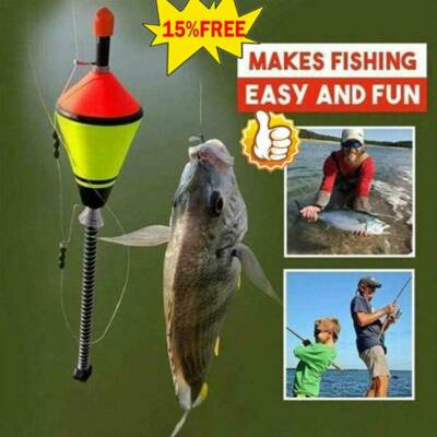 Automatic Fishing Bobbers Float Bite Fishing Tackle Steel Hook Nice