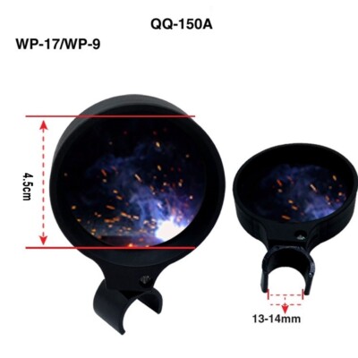 Tig Torch Mirror Welding Helmet Lens Filter Glass for QQ 150 WP 9/17/18/26