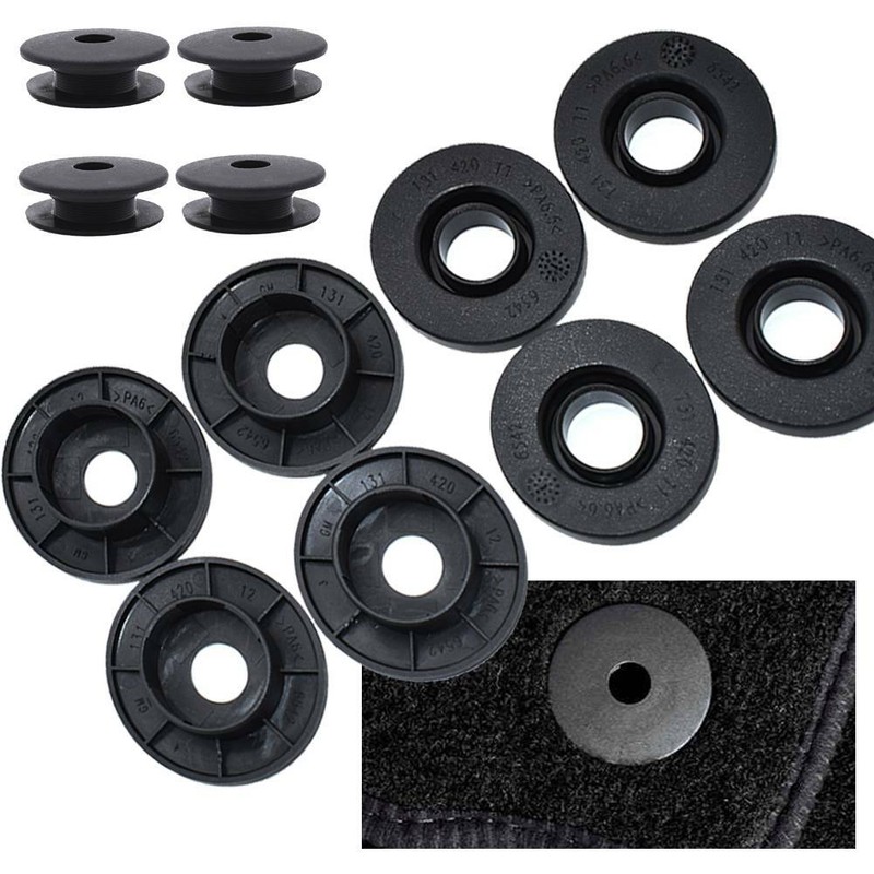 FOR VAUXHALL ASTRA CORSA CAR FLOOR MAT & RUBBER / CARPET FIXING CLAMPS