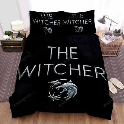 The Witcher Movie Logos Quilt Duvet Cover Set King Kids Bedclothes Bedroom Decor